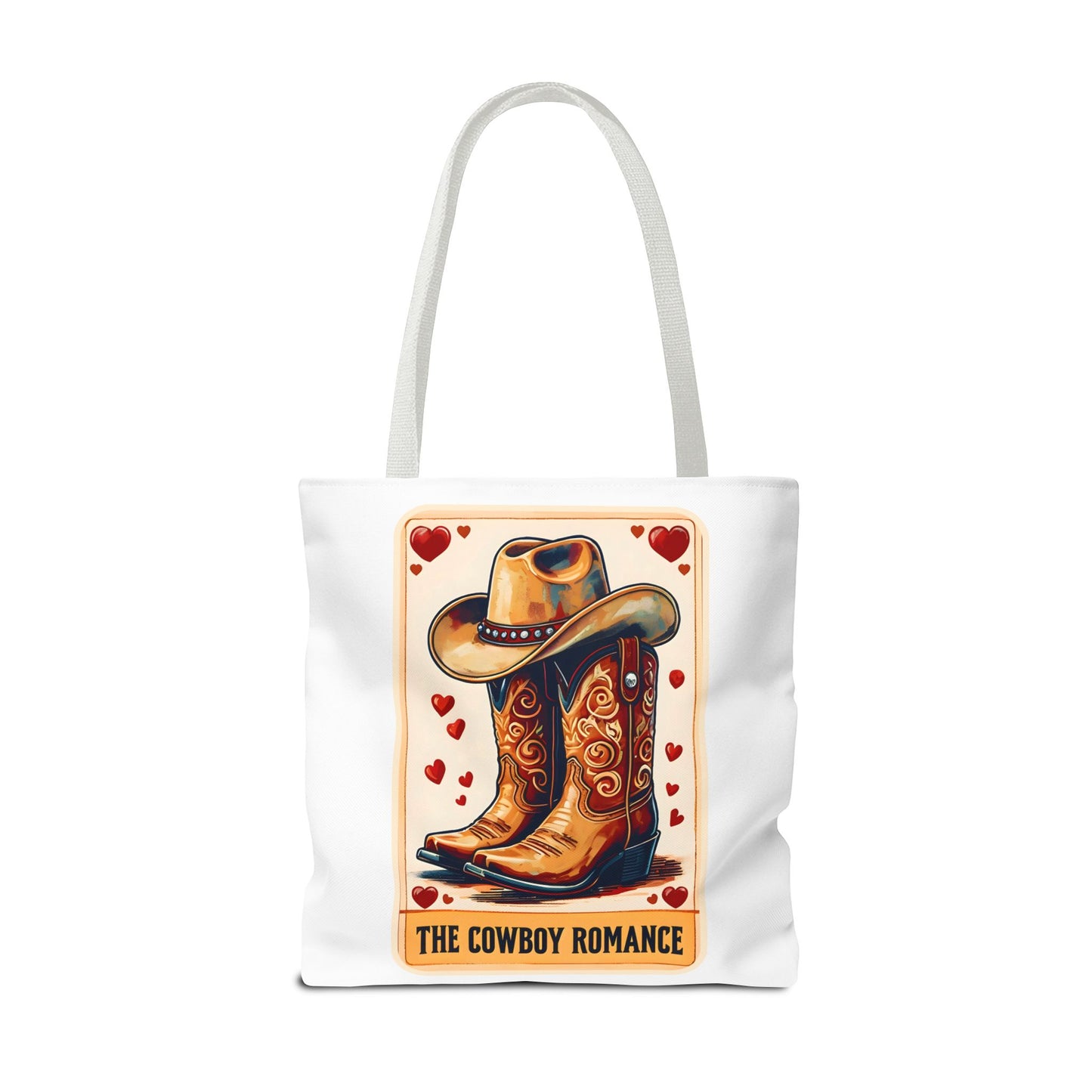 Cowboy Romance Tarot Card Tote Bag