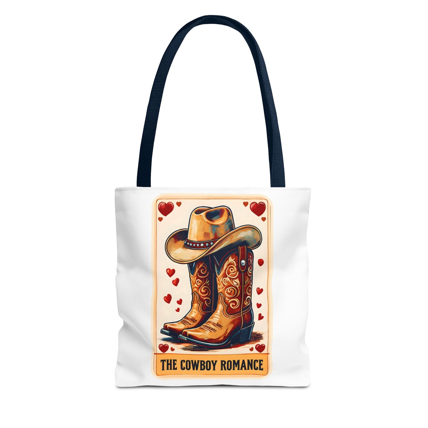 Cowboy Romance Tarot Card Tote Bag