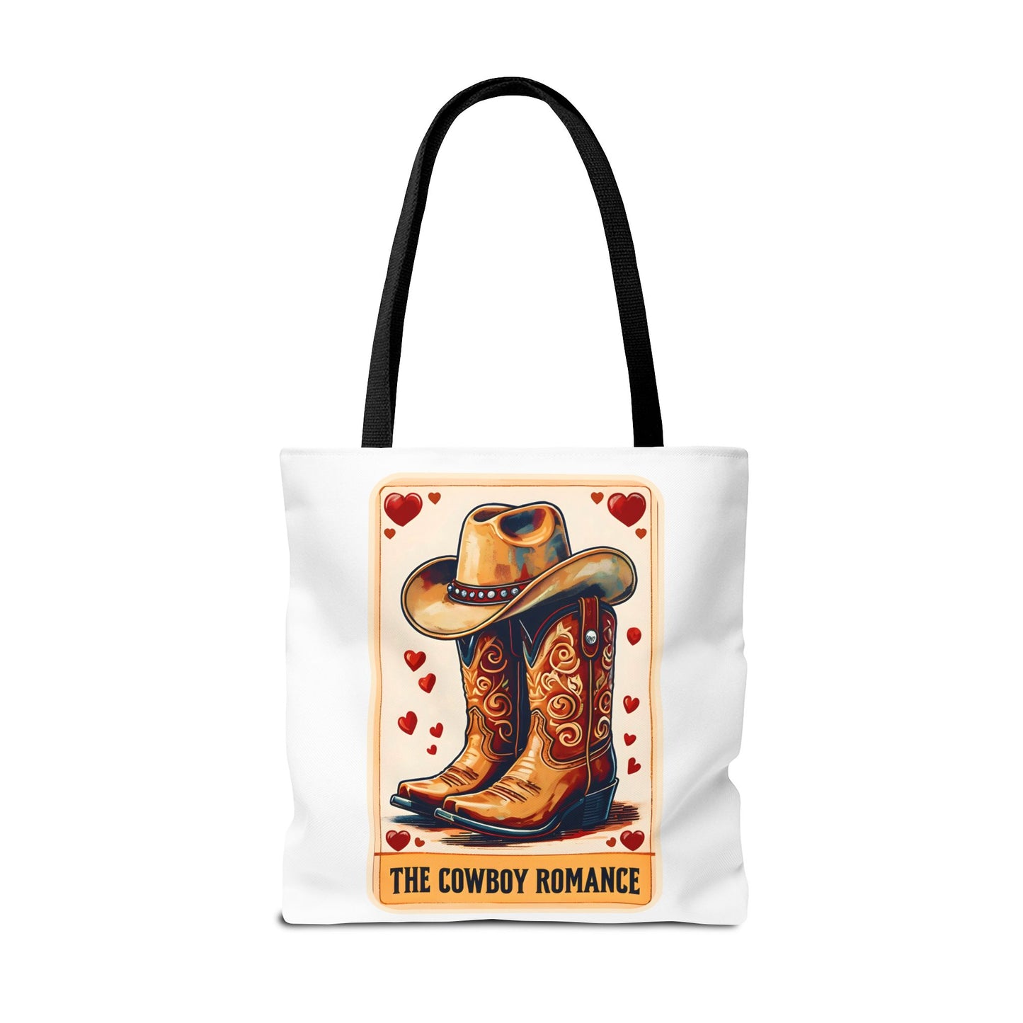 Cowboy Romance Tarot Card Tote Bag