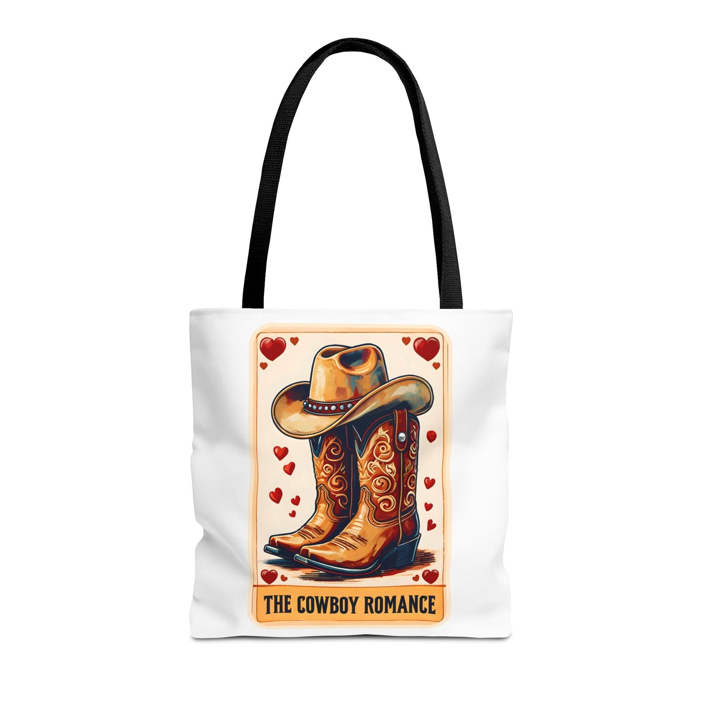 Cowboy Romance Tarot Card Tote Bag
