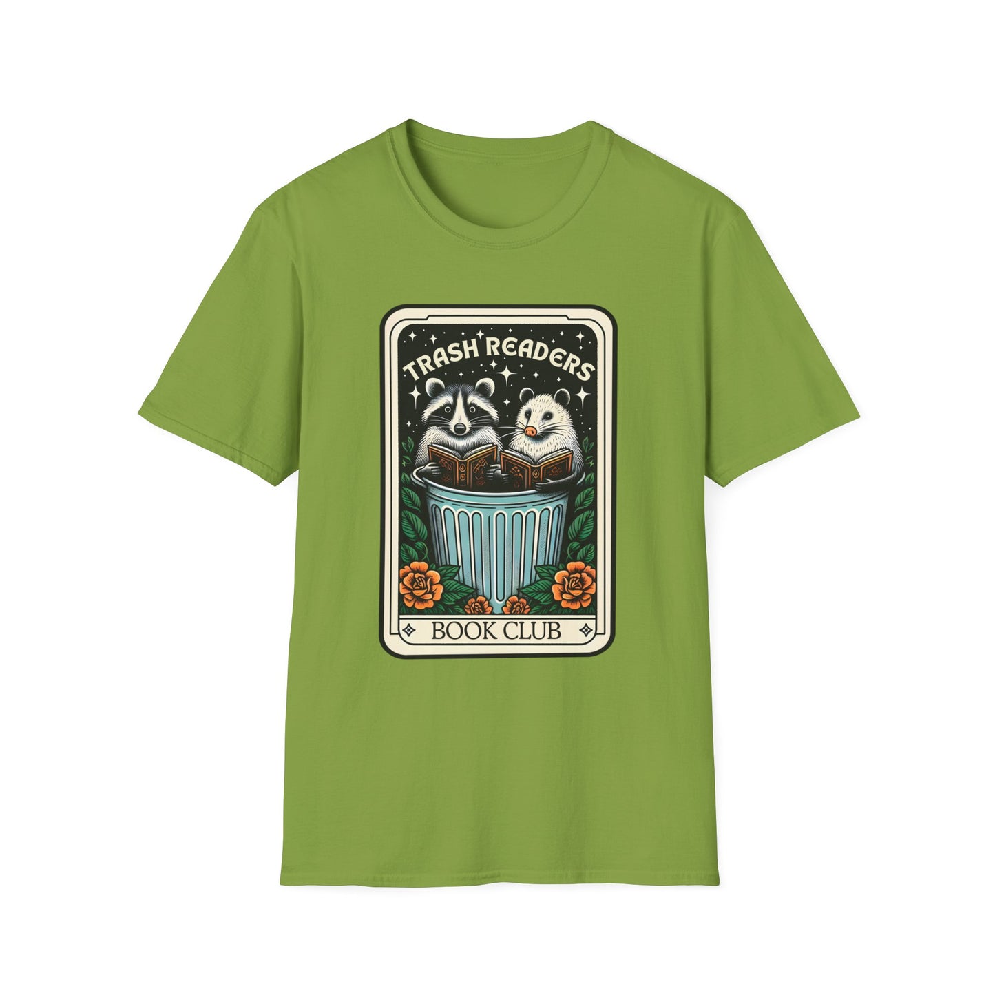 Trash Readers Book Club Tarot Card T-Shirt