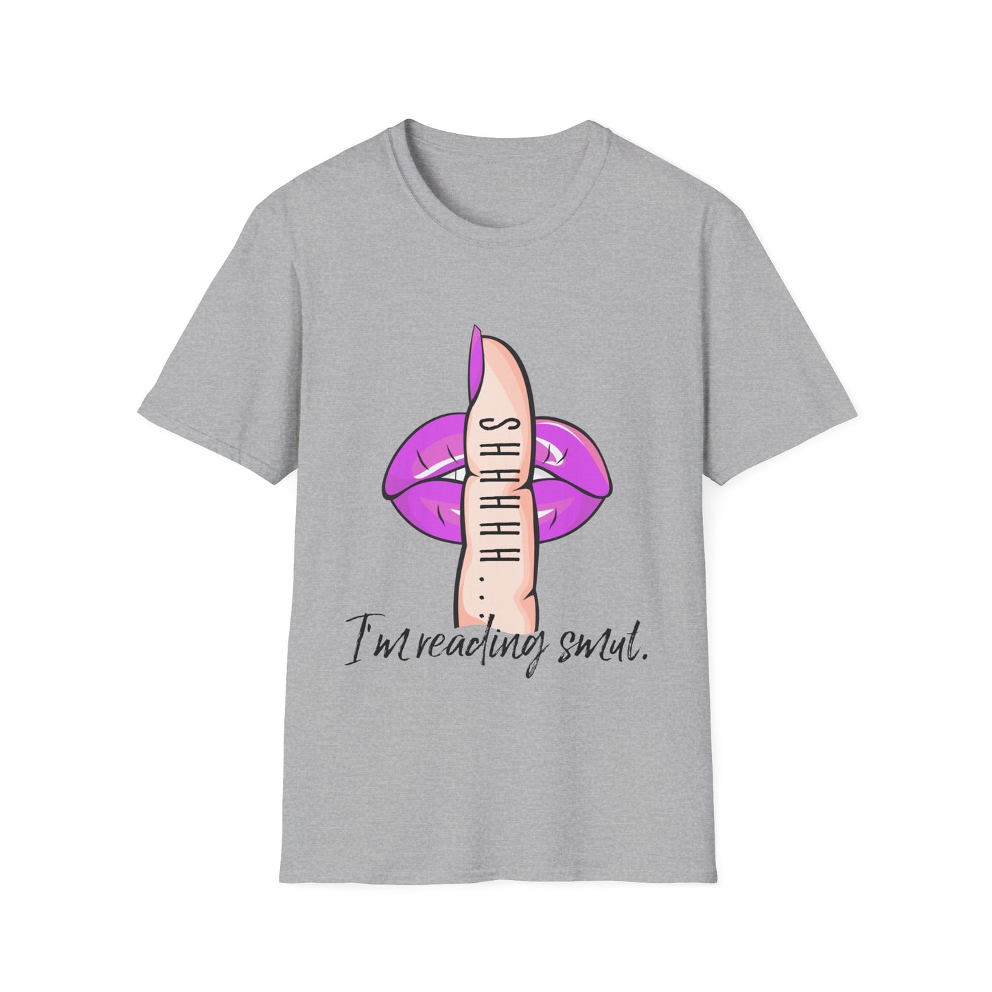 Shhhhh...I'm Reading Smut T-Shirt (Purple)