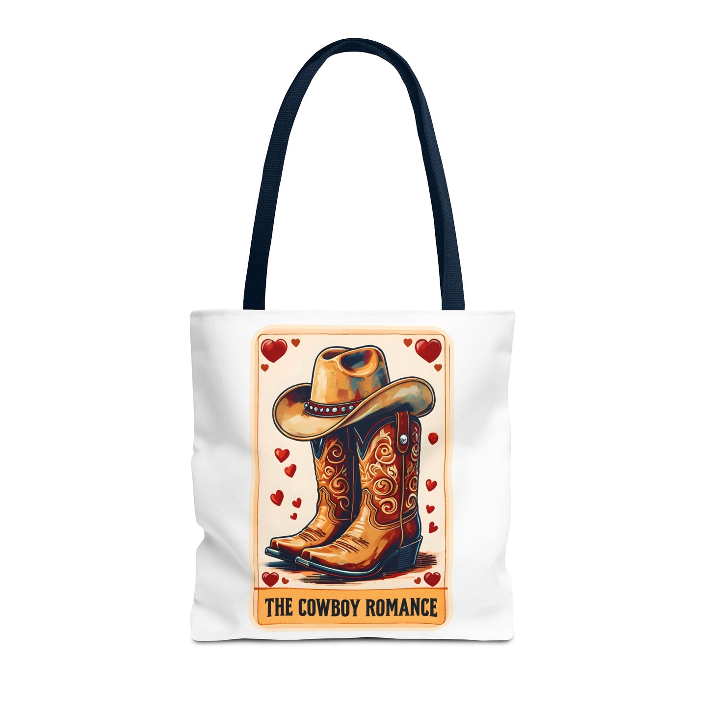 Cowboy Romance Tarot Card Tote Bag