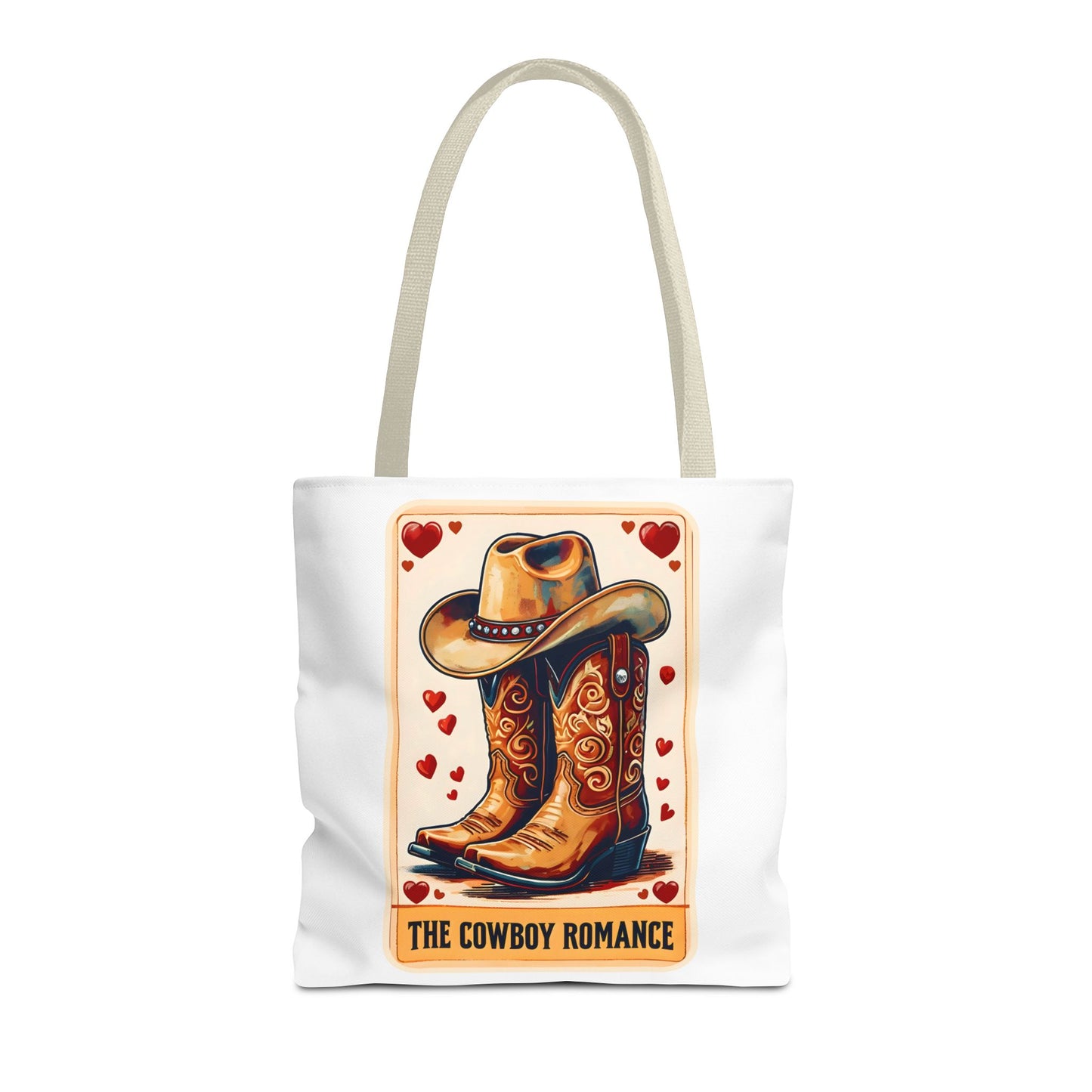 Cowboy Romance Tarot Card Tote Bag
