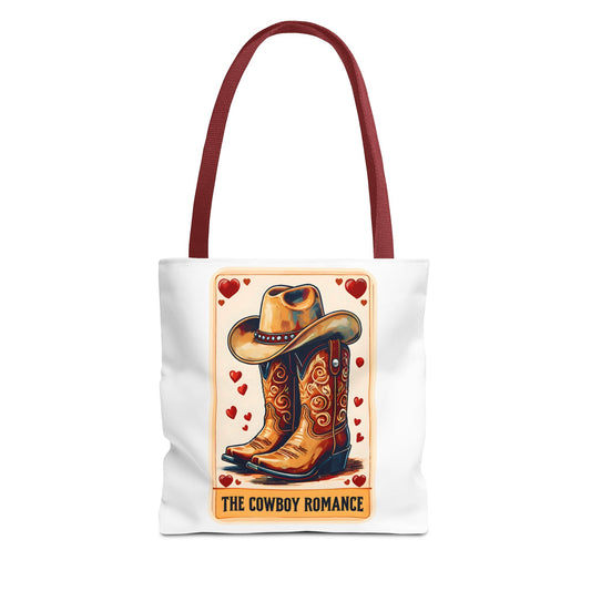 Cowboy Romance Tarot Card Tote Bag