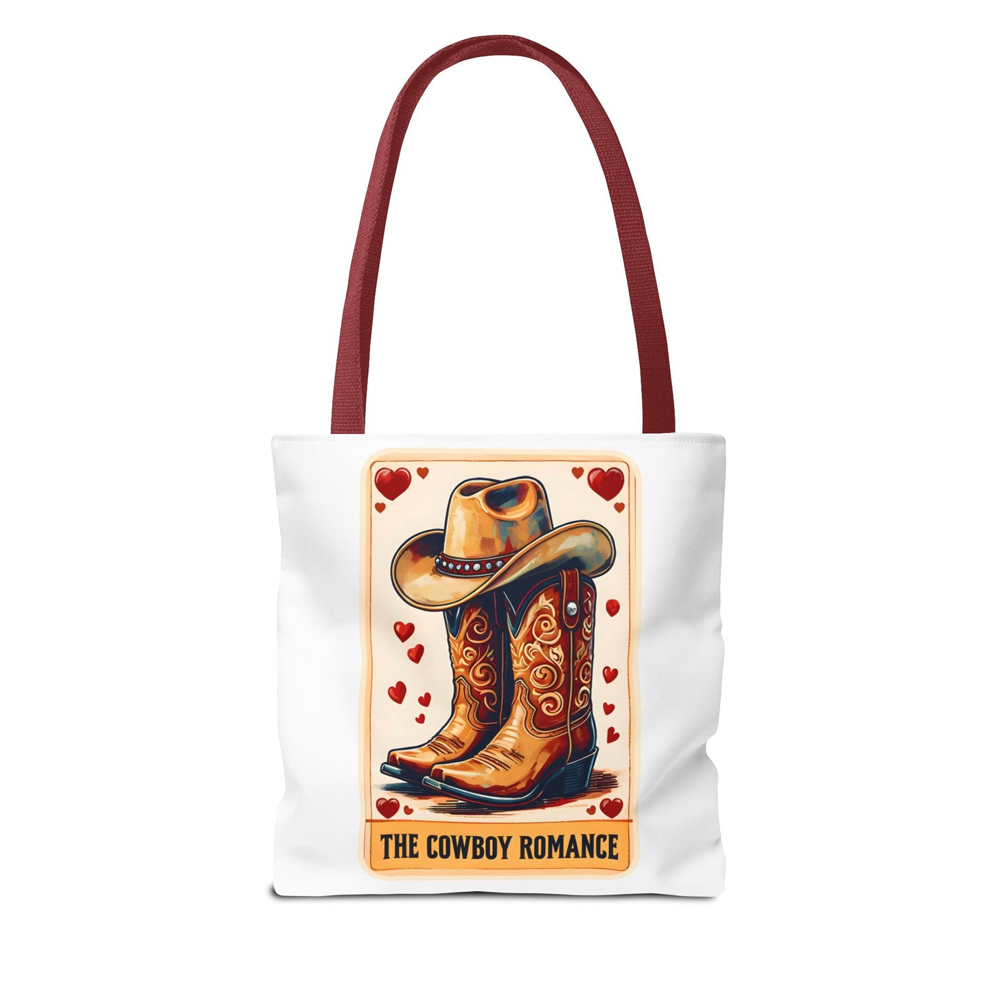 Cowboy Romance Tarot Card Tote Bag