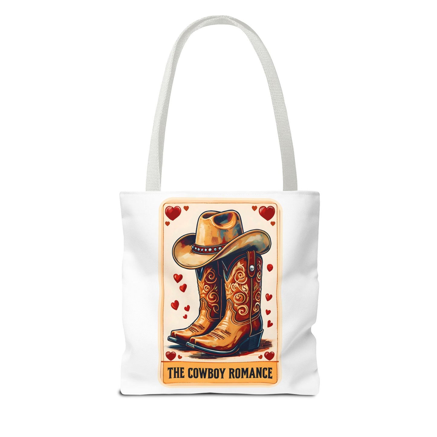 Cowboy Romance Tarot Card Tote Bag